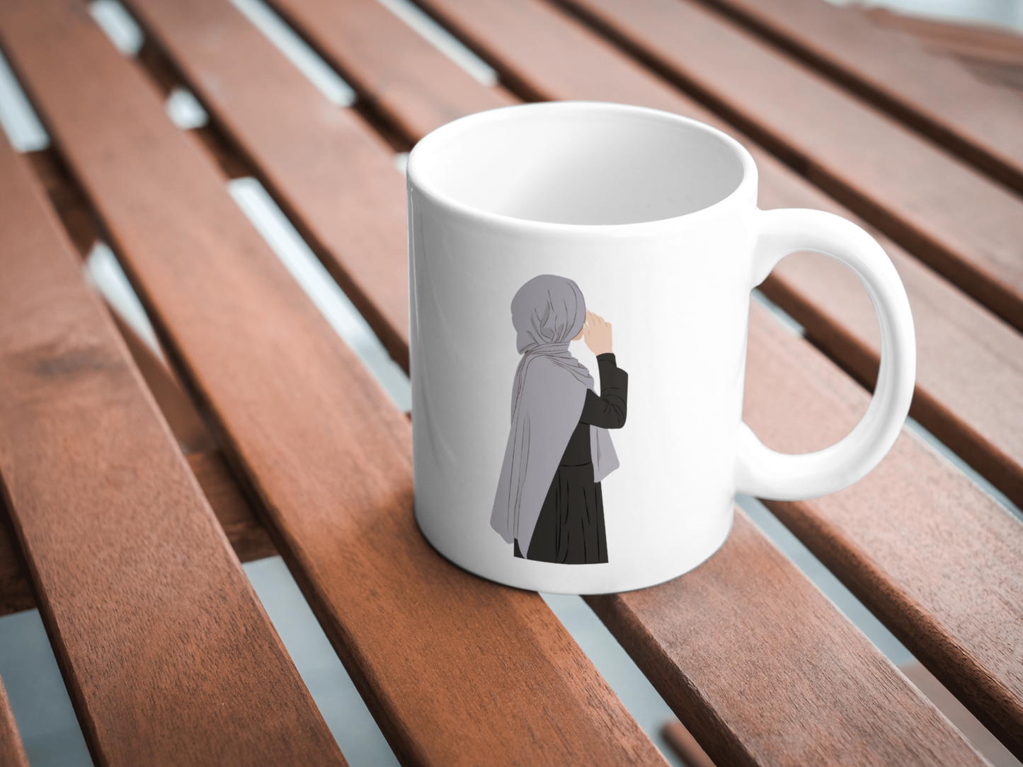 Personalisierte Tasse Hijab, Moslem, Muslim, Woman