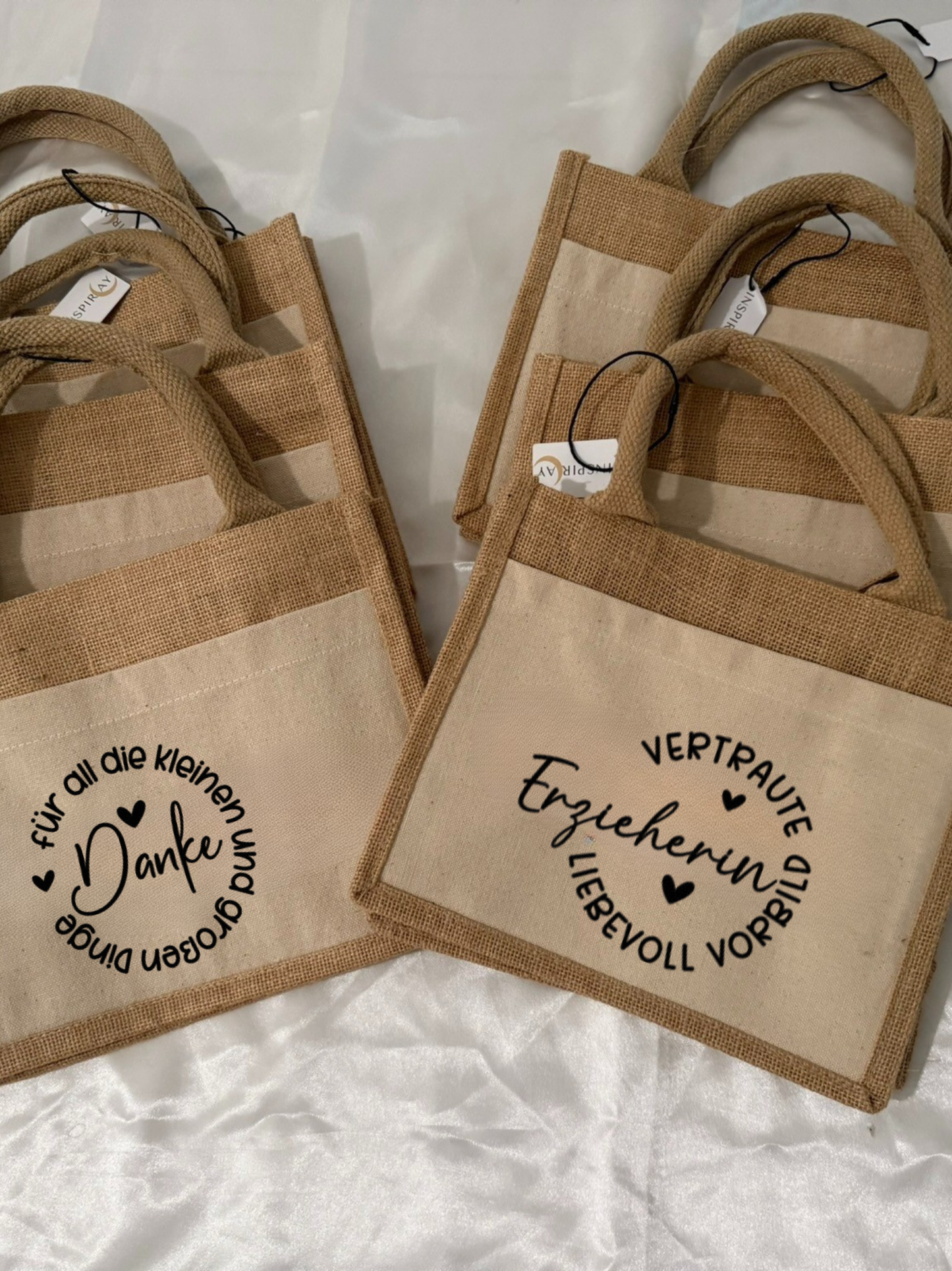 Jute-Tasche für Erzieherin Erzieher