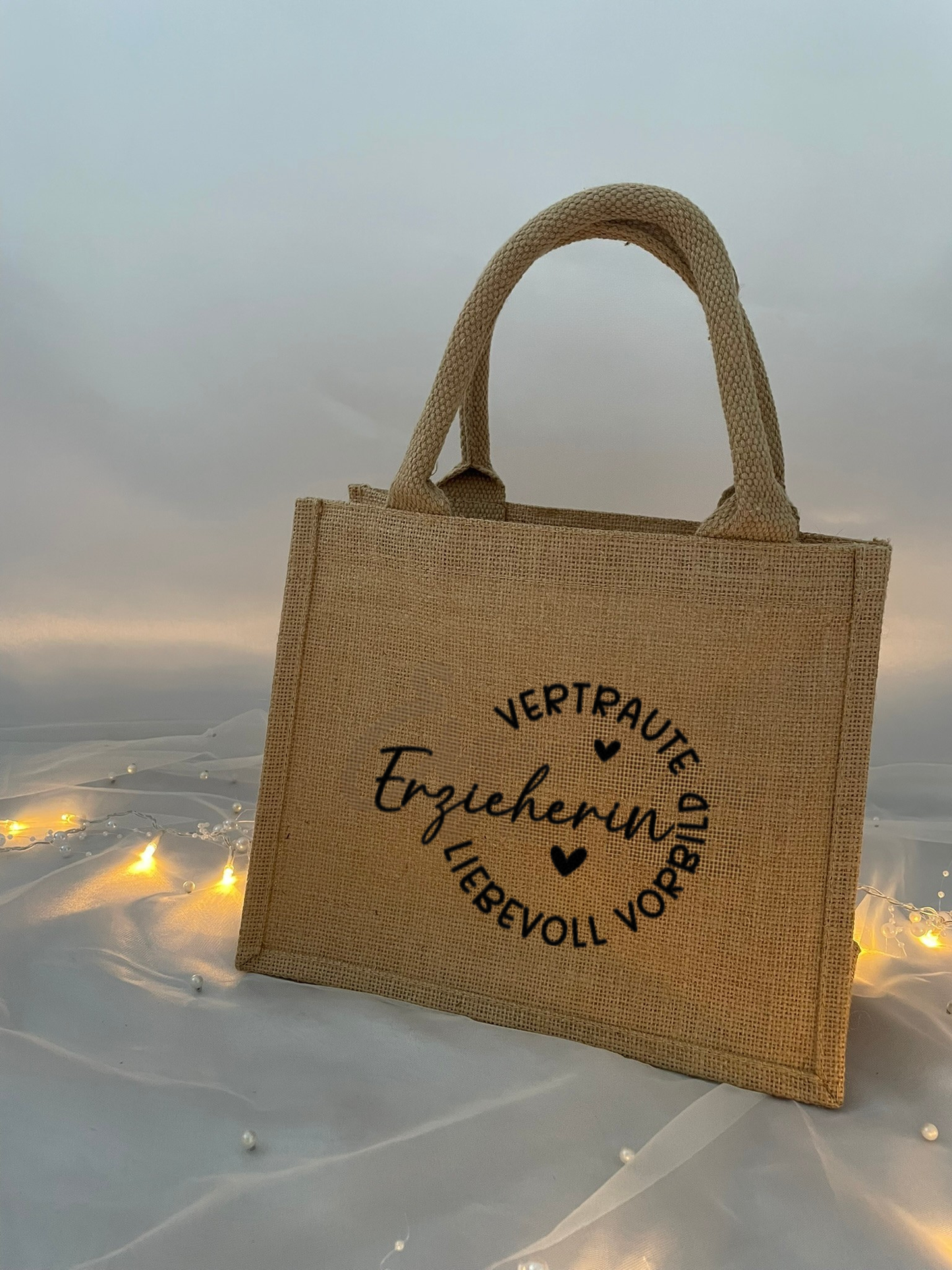 Jute-Tasche für Erzieherin Erzieher