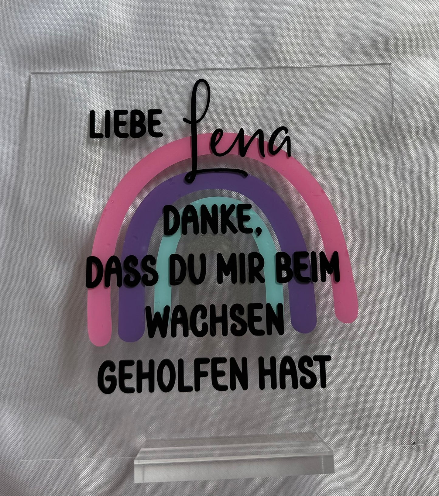 Danke Tafel Erzieher in, Pädagoge, Kindergarten, Schule, Krippe, Tagesmutter