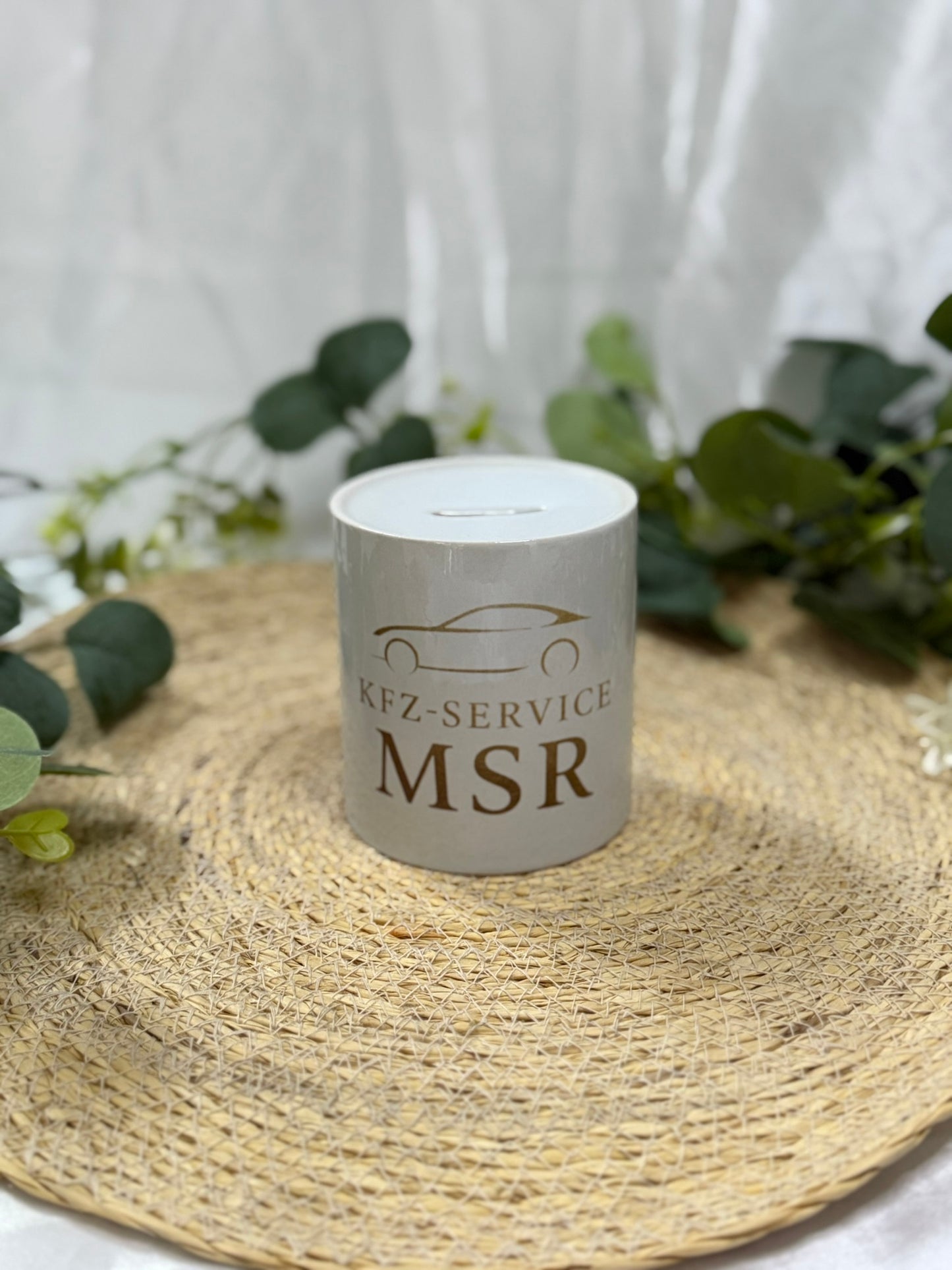 Personalisierte Spardose mit deinem Logo, Foto, Wunschmotiv oder Wunschtext