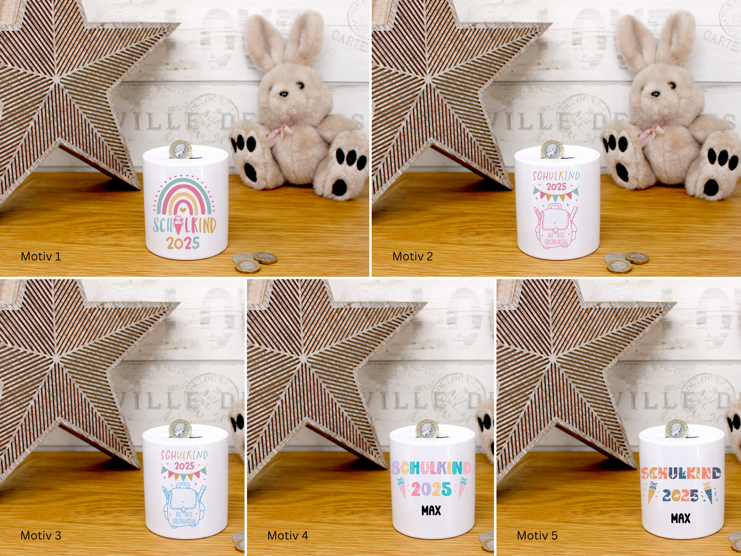 Spardose Schulbeginn, Erstklässer, Erste Klasse, Schulanfang