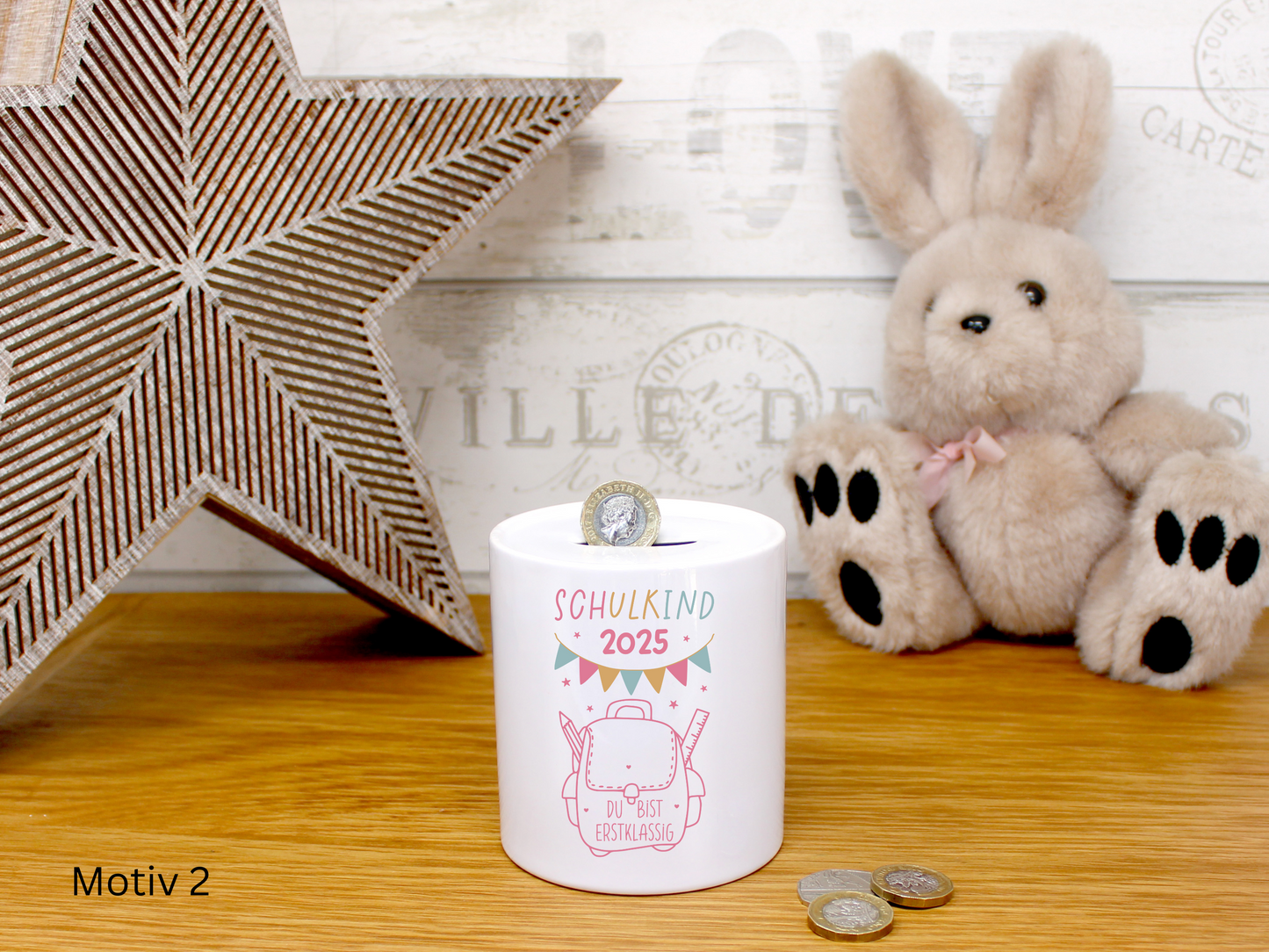 Spardose Schulbeginn, Erstklässer, Erste Klasse, Schulanfang