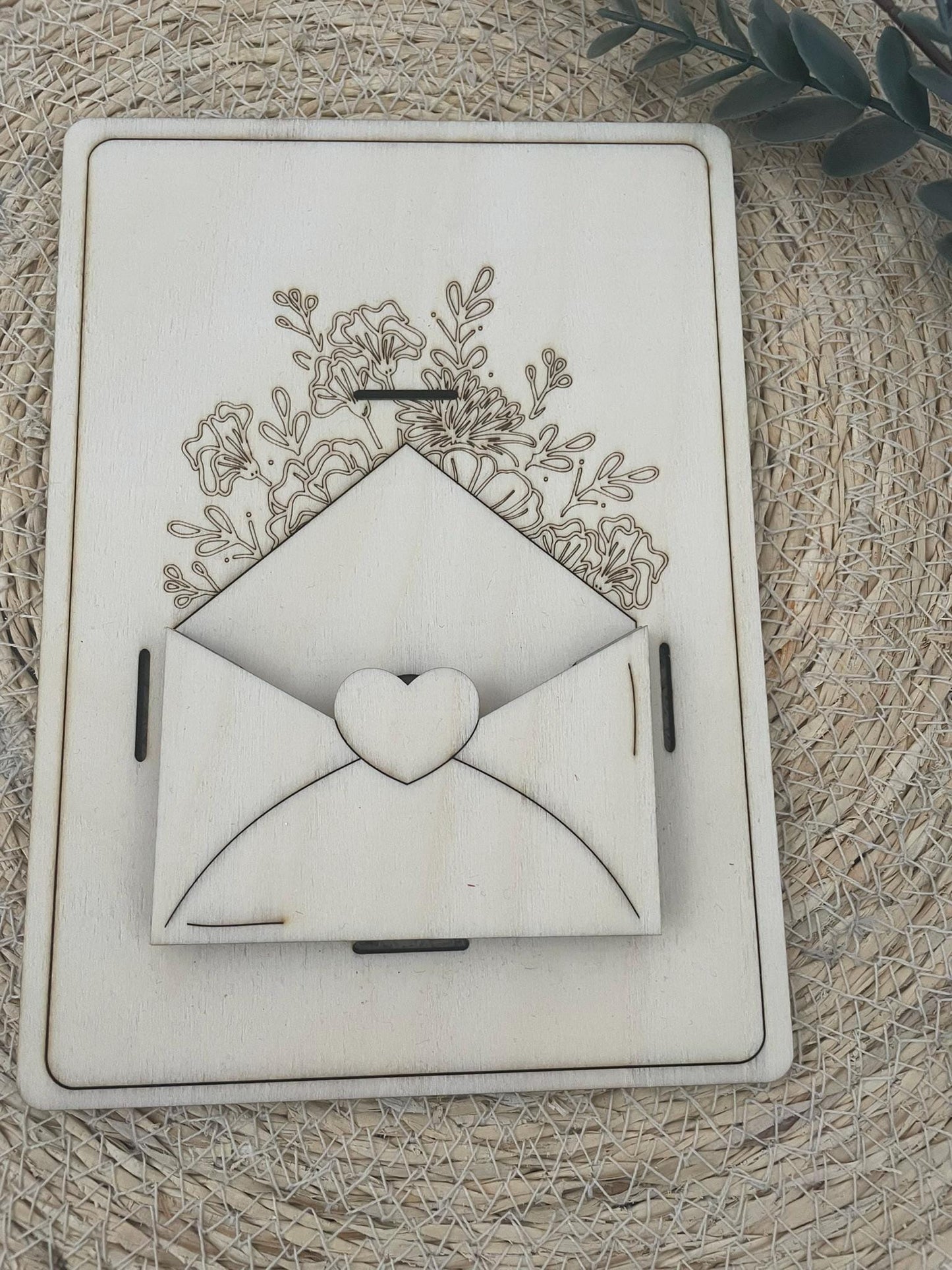 Holz-Geschenkkarte – Perfekt für Geldgeschenke & Gutscheine