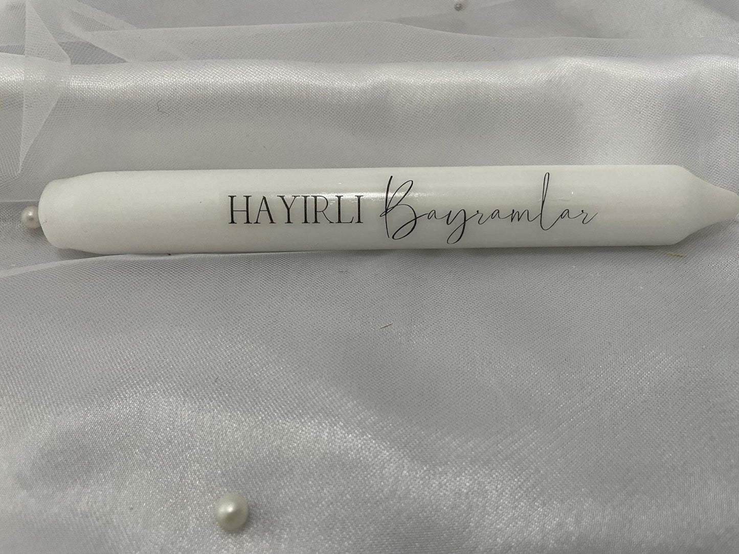 Kerze Eid, Bayram, Kandil personalisiert mit Namen