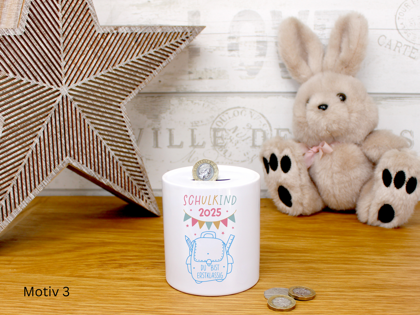 Spardose Schulbeginn, Erstklässer, Erste Klasse, Schulanfang