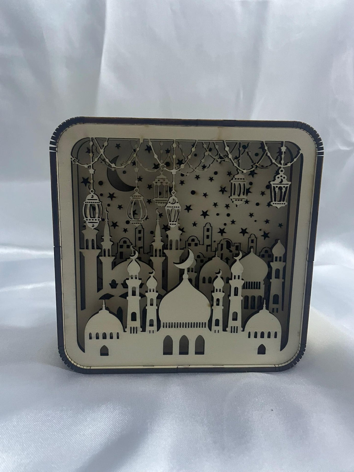 Lichtbox Schattenbox Islamische Deko, Ramadan, Ramazan, Bayram, Eid, Ramadan Dekoration